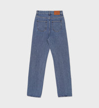 Pantalon large en denim - Medium Blue