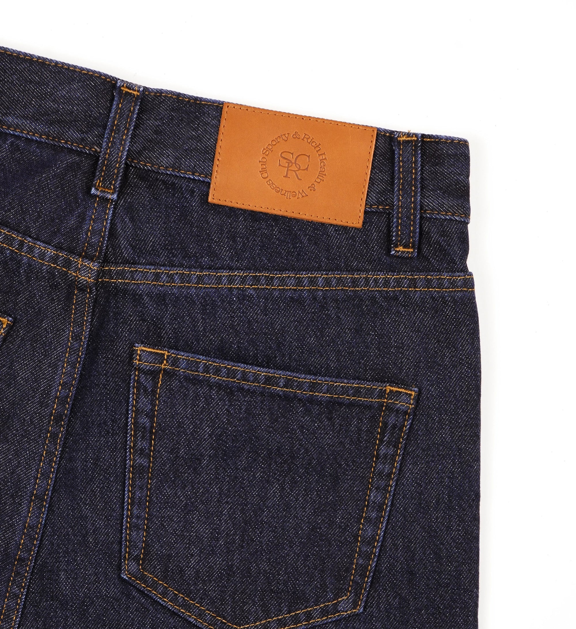Pantalon large en denim - One Wash