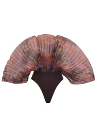 Body Sombra sculptural drapé - Kava Print
