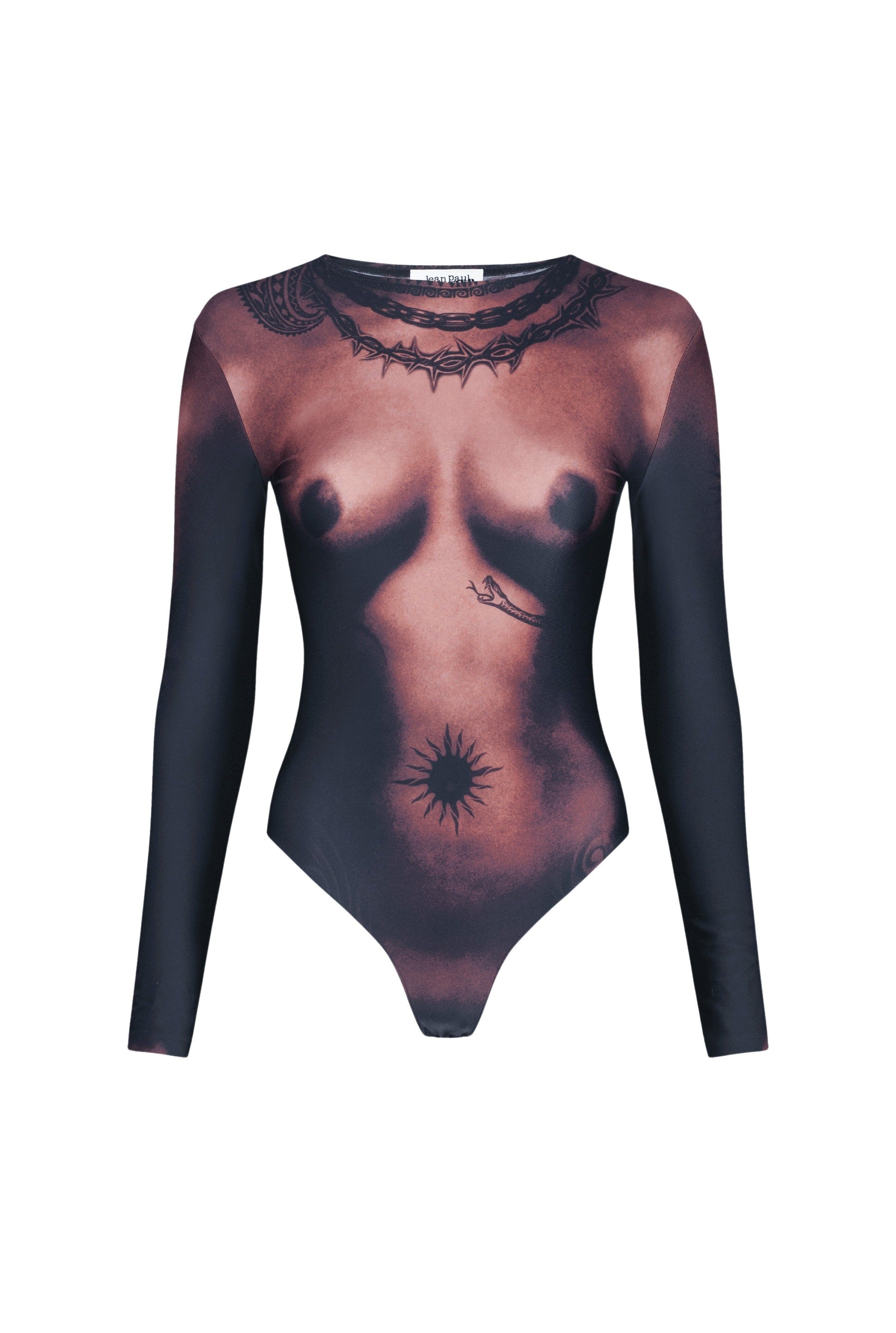 Body Tattoo imprimé - Dark Nude