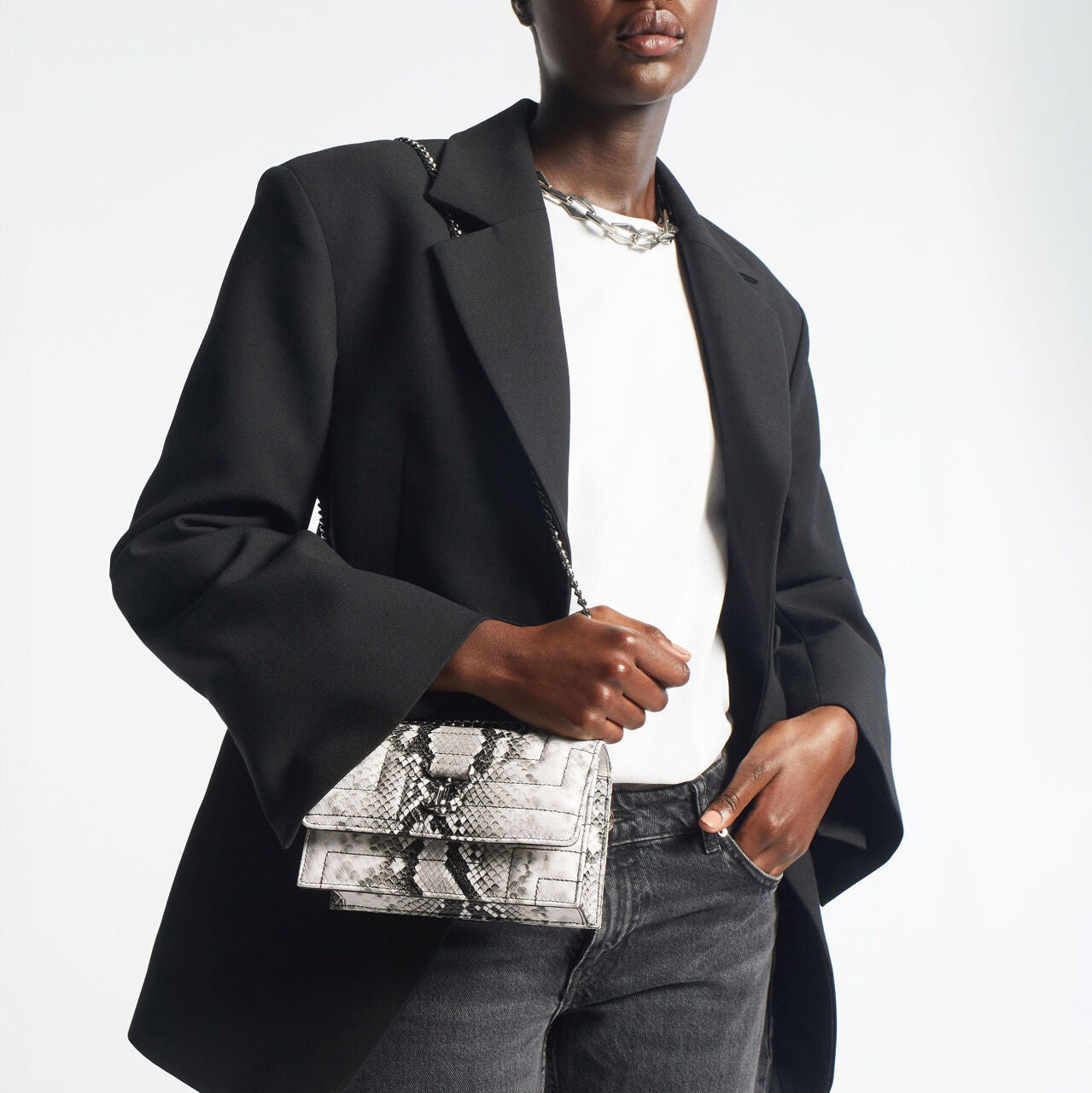 ZNO STOCK 0 / Reco 110 ROCCIA/DARK SILVER Mini Bag BOHEMIA