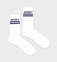 Chaussettes avec logo - White