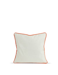 Housse de coussin Club en velours côtelé - Écru