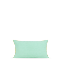 Housse de coussin Seersucker en coton tissé - Vert