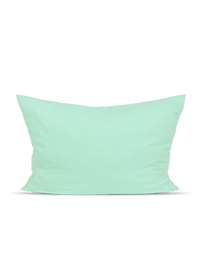 Housse de coussin Maxi Seersucker en coton tissé - Vert