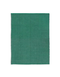 Tapis tressé en coton - Vert