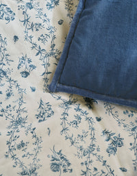 Bonsoirs x Innocence cotton futon - Blue Campaign