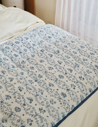 Bonsoirs x Innocence cotton futon - Blue Campaign