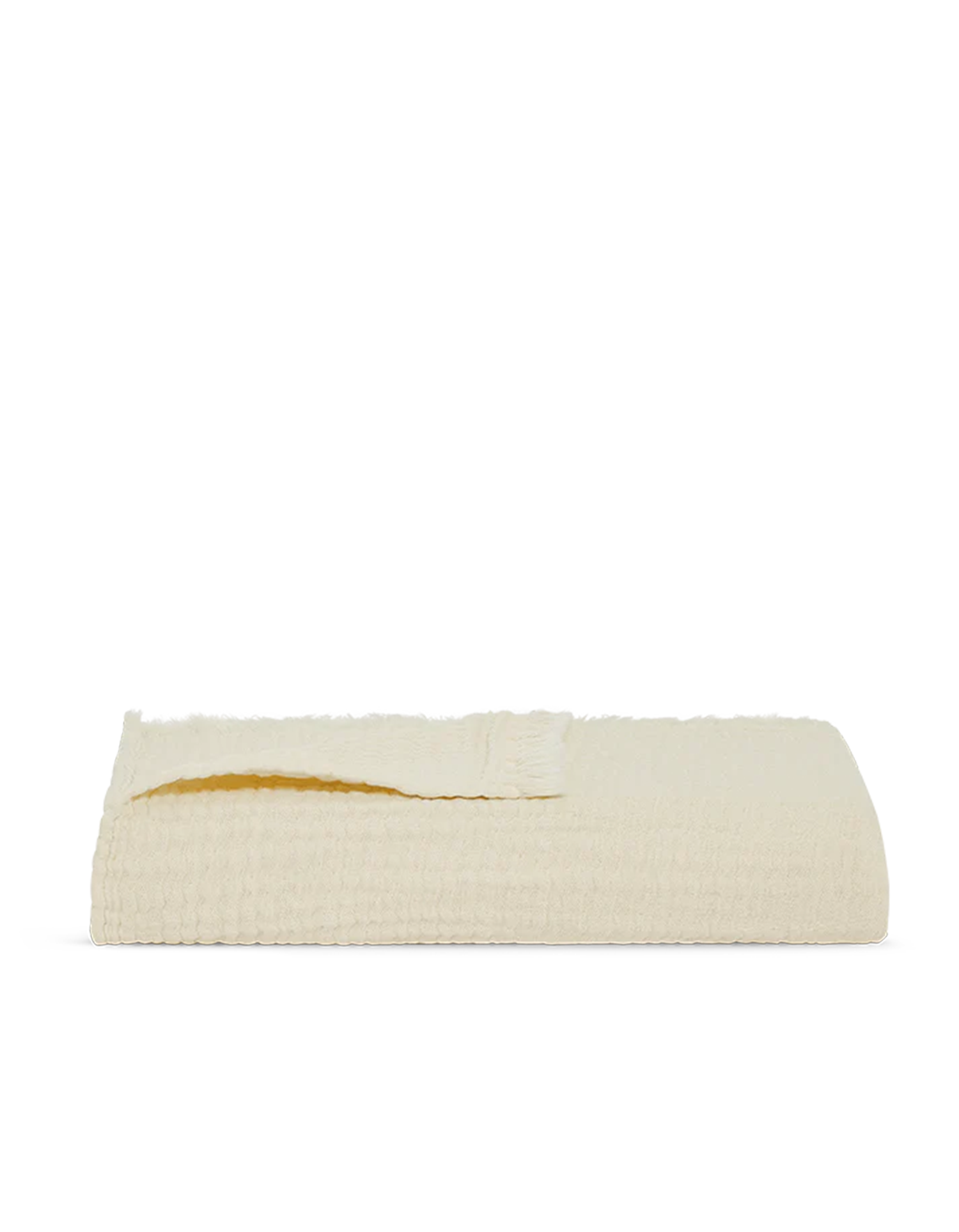 4-ply cotton gauze blanket - Ecru