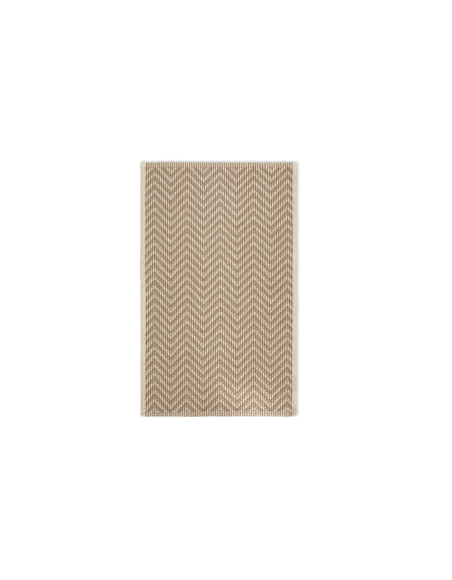 Tapis tissé en coton - Moka