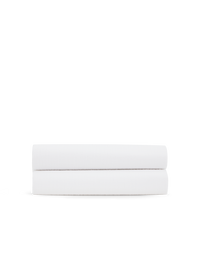 Drap housse en gaze de coton double épaisseur - Blanc