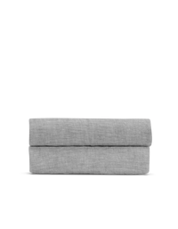 Drap housse en lin lavé - Gris Chambray