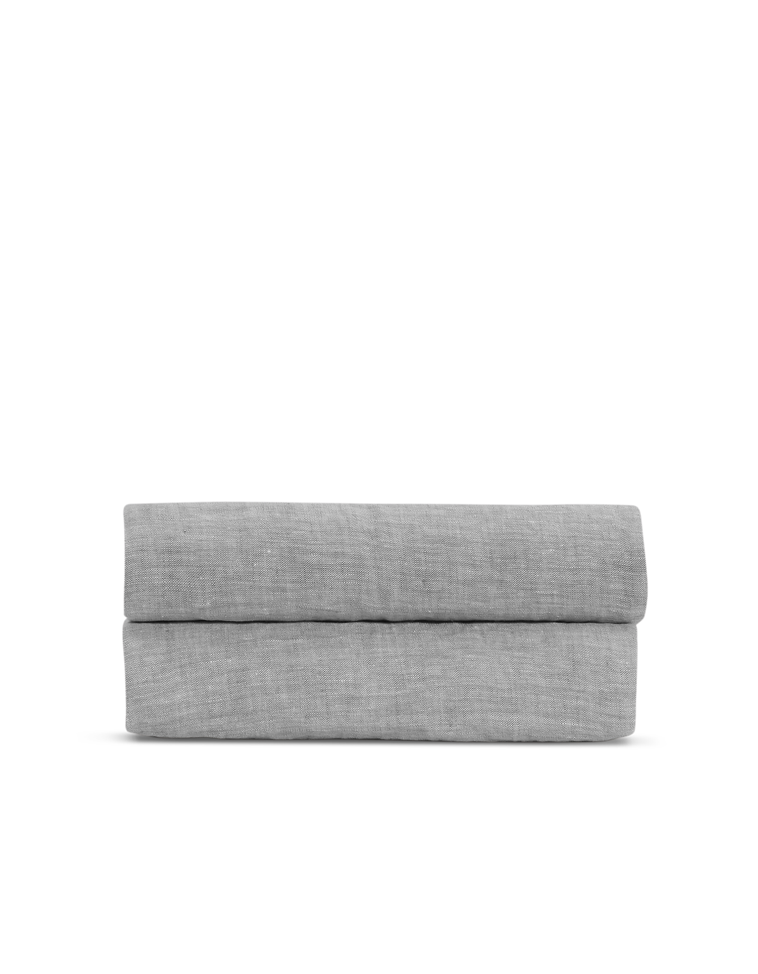 Drap housse en lin lavé - Gris Chambray