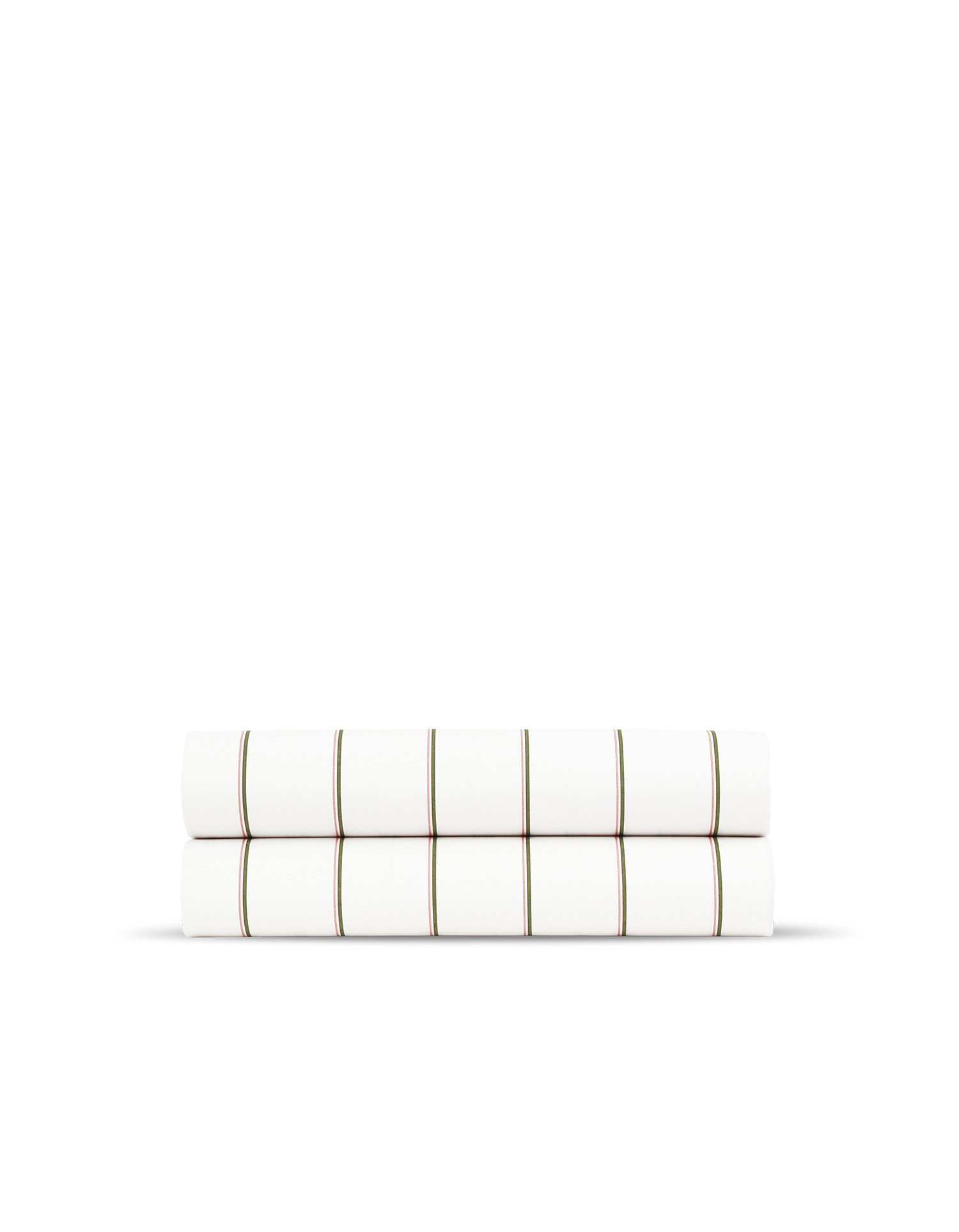 Drap housse en percale de coton - Olive