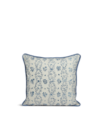 Housse de coussin en coton - Campagne Bleue