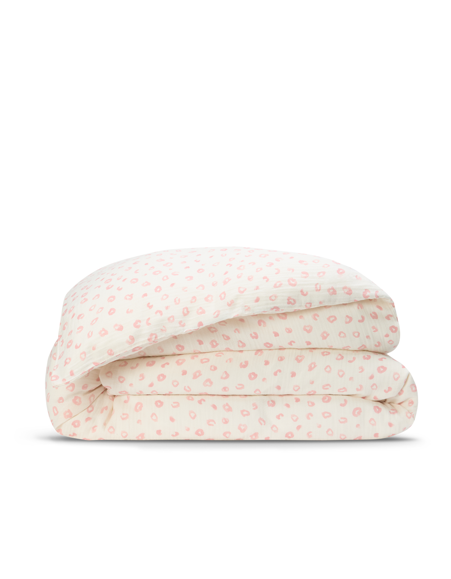 Housse de couette en gaze de coton double épaisseur - Pink Léo
