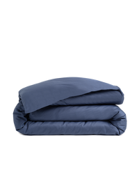 Housse de couette en percale de coton - Bleu