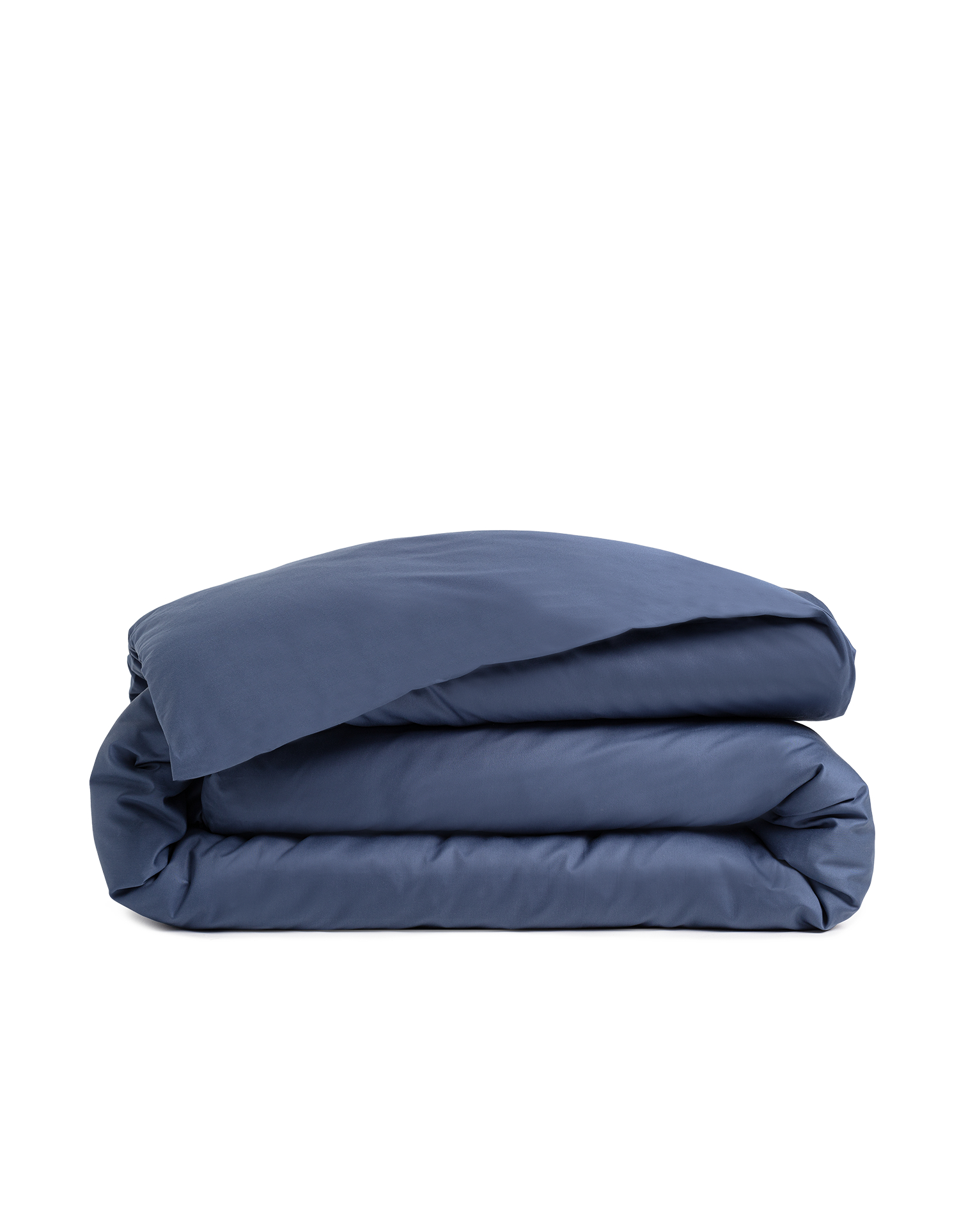Housse de couette en percale de coton - Bleu