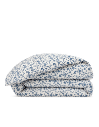 Housse de couette en percale de coton - Fleur Aquarelle