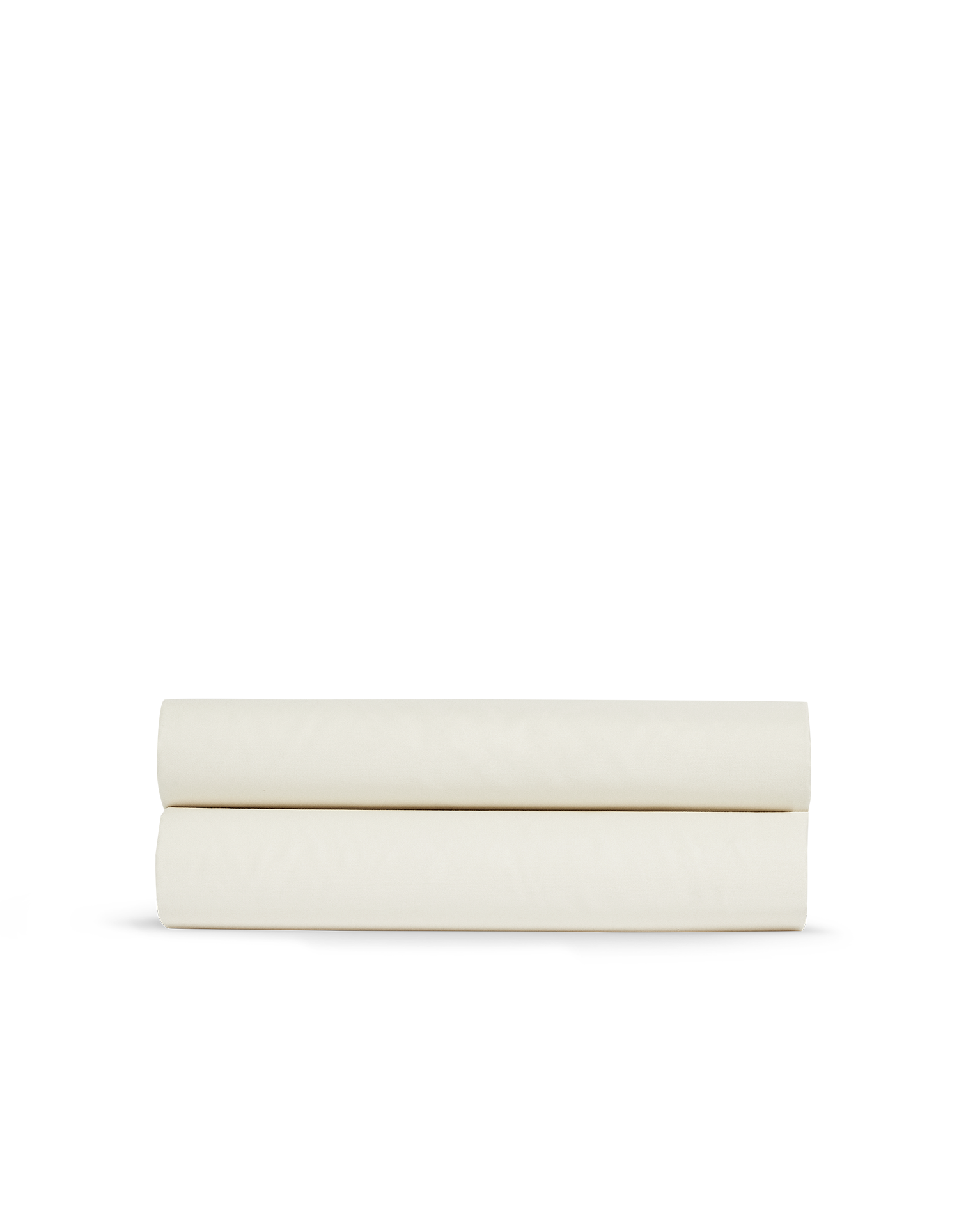 Drap housse en satin de coton lavé - Ivoire
