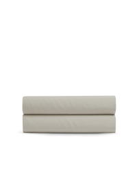 Drap housse en satin de coton lavé - Dune