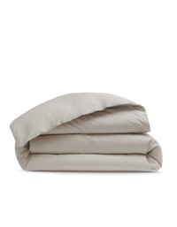 Housse de couette en satin de coton lavé - Dune