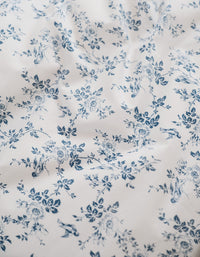 Taies d'oreiller Bonsoirs x Innocence en percale de coton - Campagne Bleue
