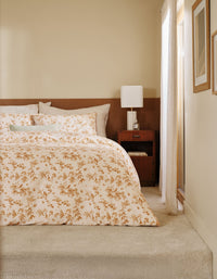 Duvet Cover Bonsoirs x Innocence in cotton percale - Paradis Doré