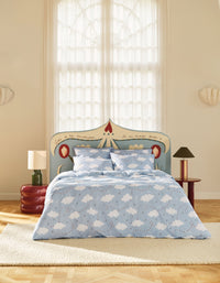 0QTY _ Housse de couette Bonsoirs x Pangea en percale de coton - Dreams