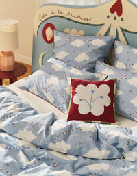 0QTY _ Housse de couette Bonsoirs x Pangea en percale de coton - Dreams