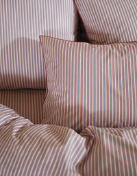 Drap housse en percale de coton - Rétro Rouge
