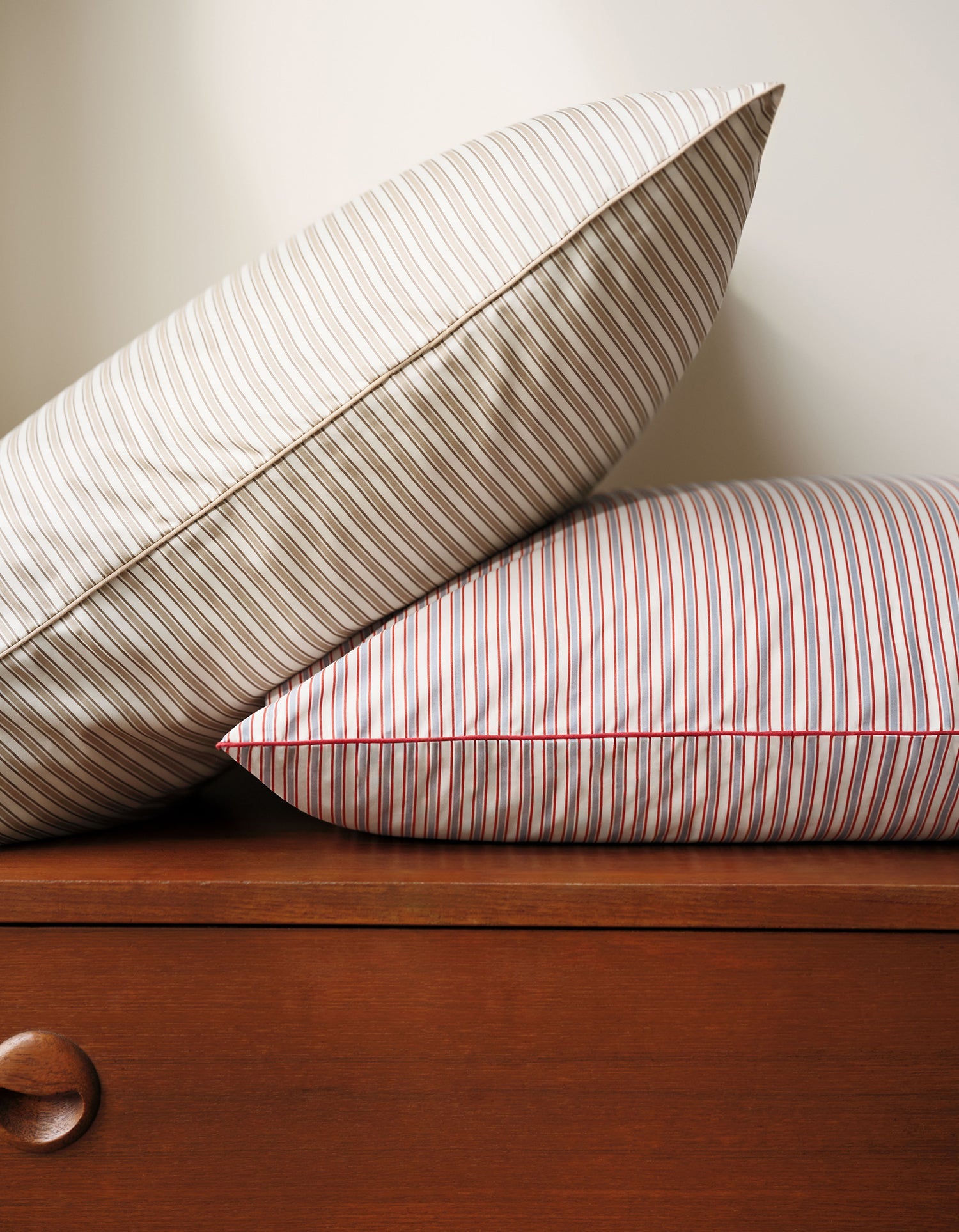 Housse de couette en percale de coton - Rétro Rouge