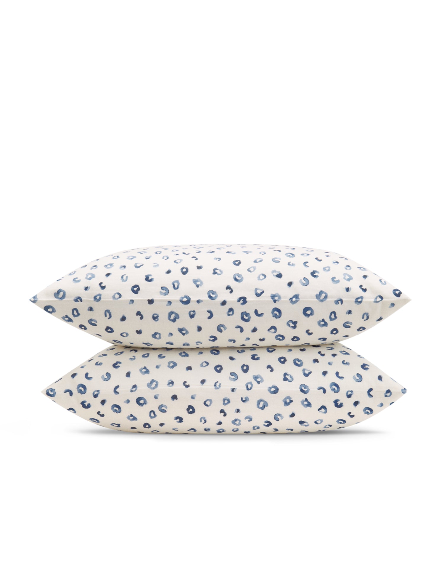 Pillowcases in double-ply cotton gauze - Blue Léo