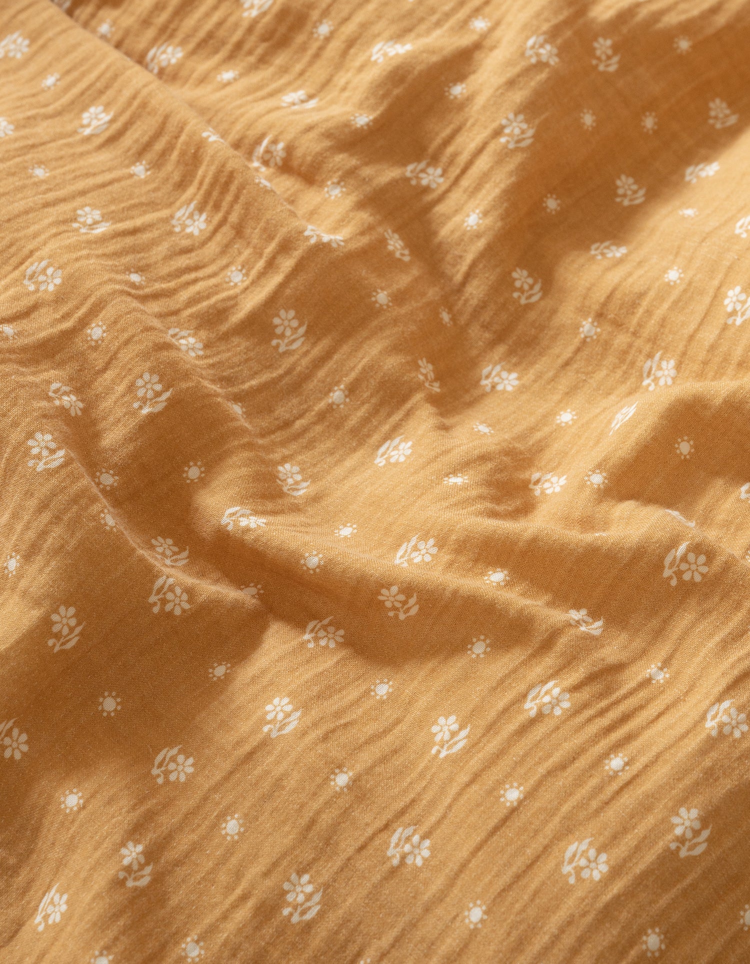 Taies d'oreiller en gaze de coton double épaisseur - Bouton d'Or