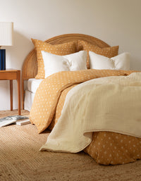 Housse de couette en gaze de coton double épaisseur - Bouton d'Or