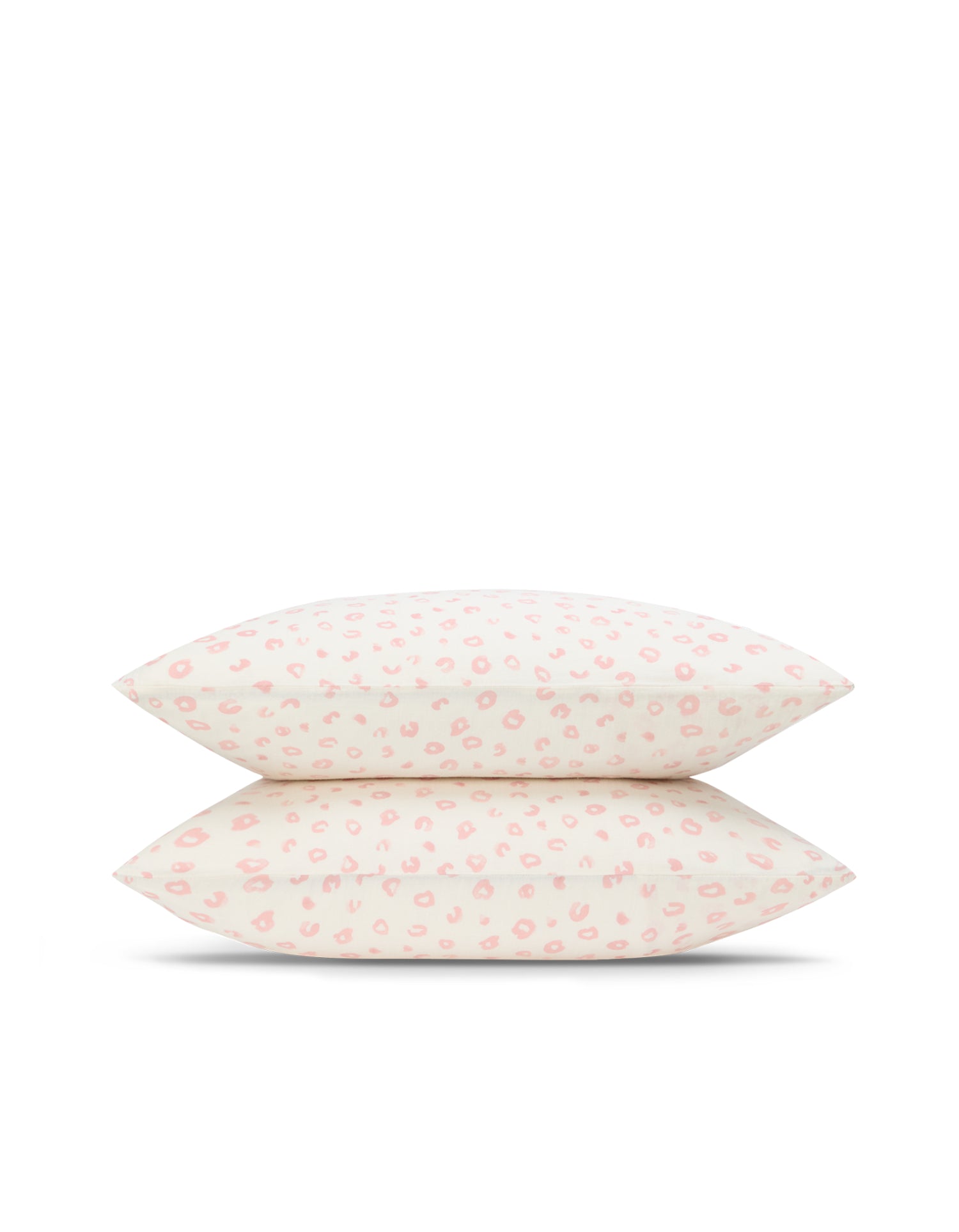 Pillowcases in double-ply cotton gauze - Pink Léo