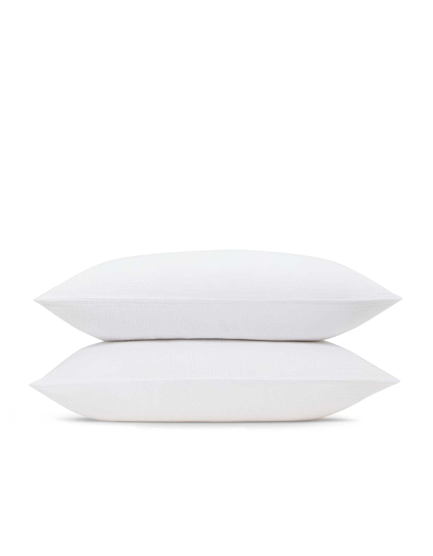 39€ 0QTY _ Pillowcases in double-layered cotton gauze - White