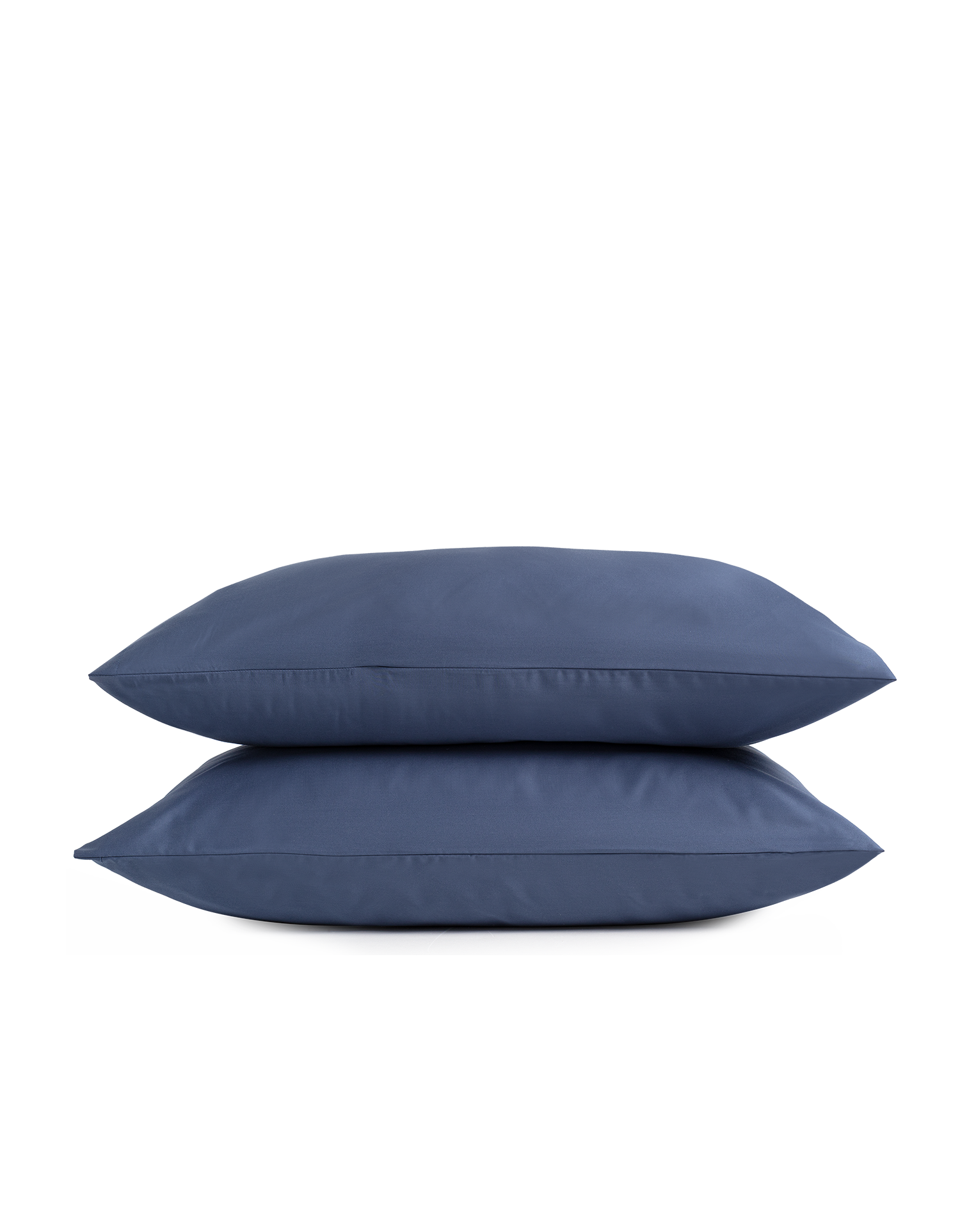 Cotton percale pillowcases - Blue