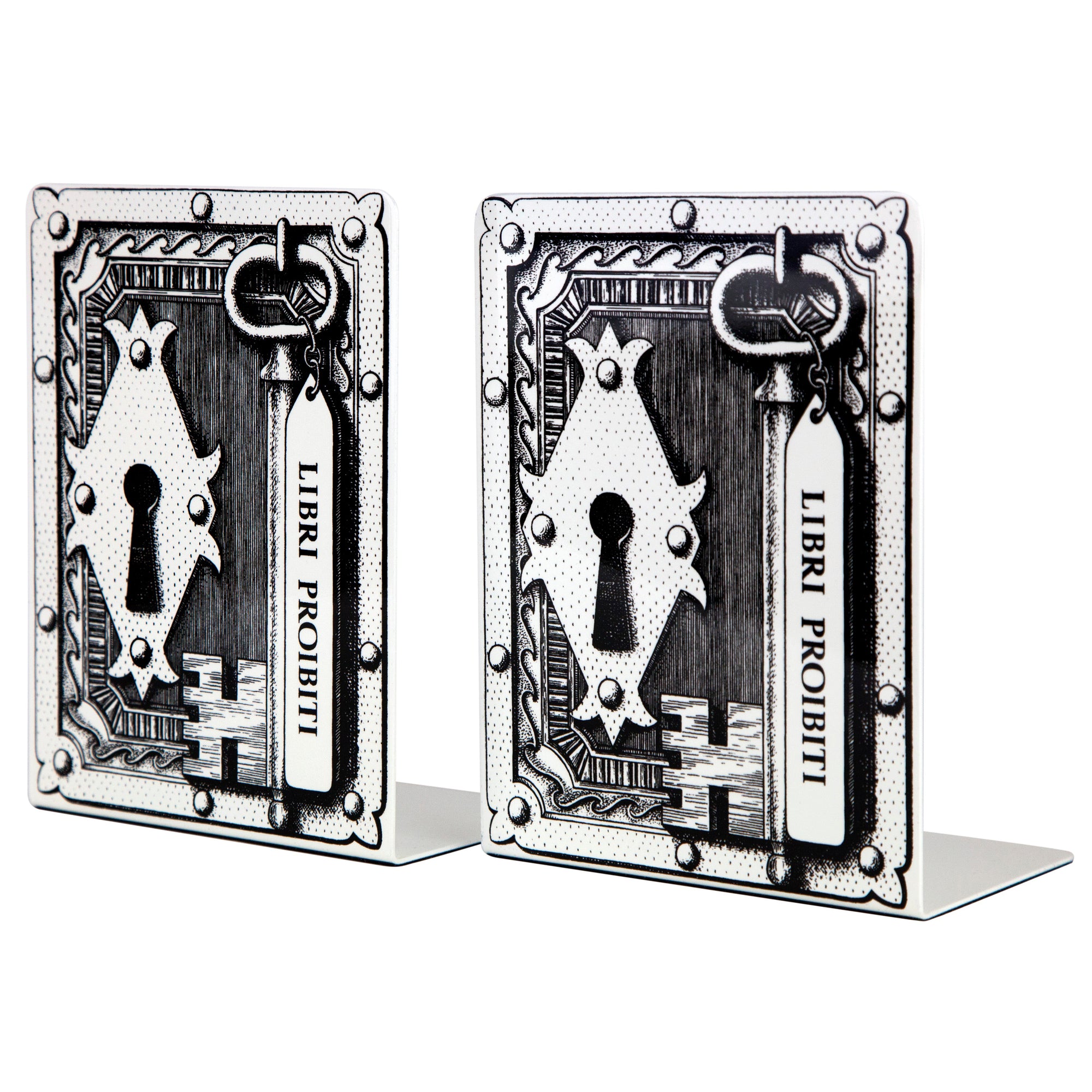 Libri Proibiti bookends - Black & White