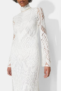 Borghese Backless Midi Dress