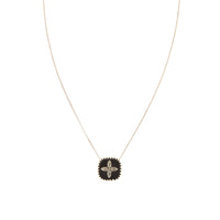 Collier Bowie en or rose et argent avec diamant - Diamant