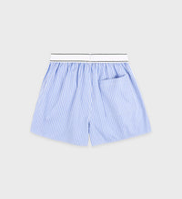 Short à rayures - Light Blue Striped