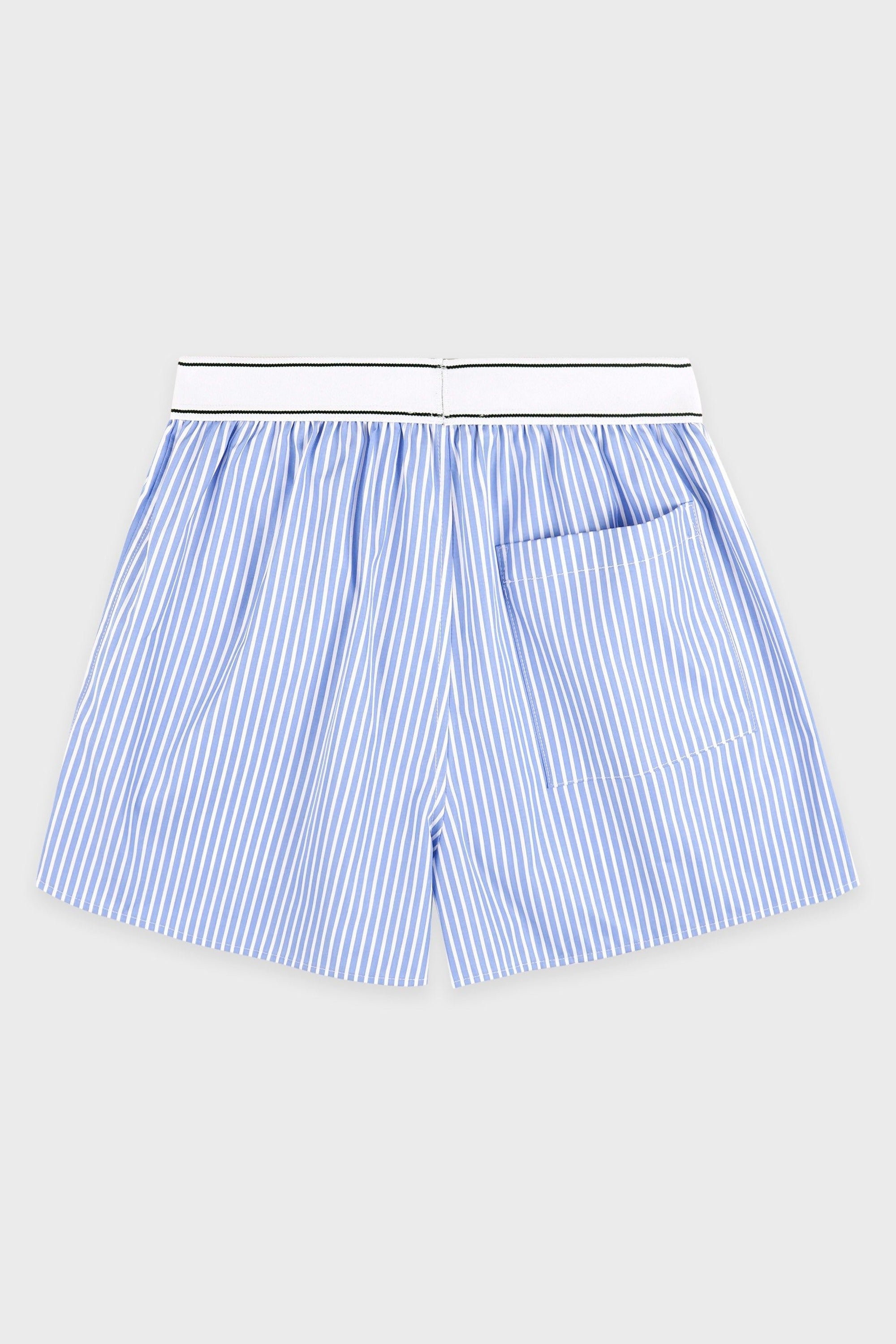 Short à rayures - Light Blue Striped