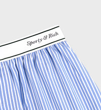 Short à rayures - Light Blue Striped