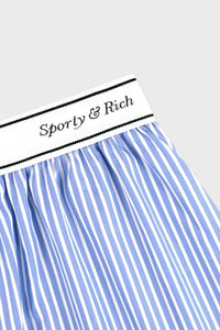 Short à rayures - Light Blue Striped