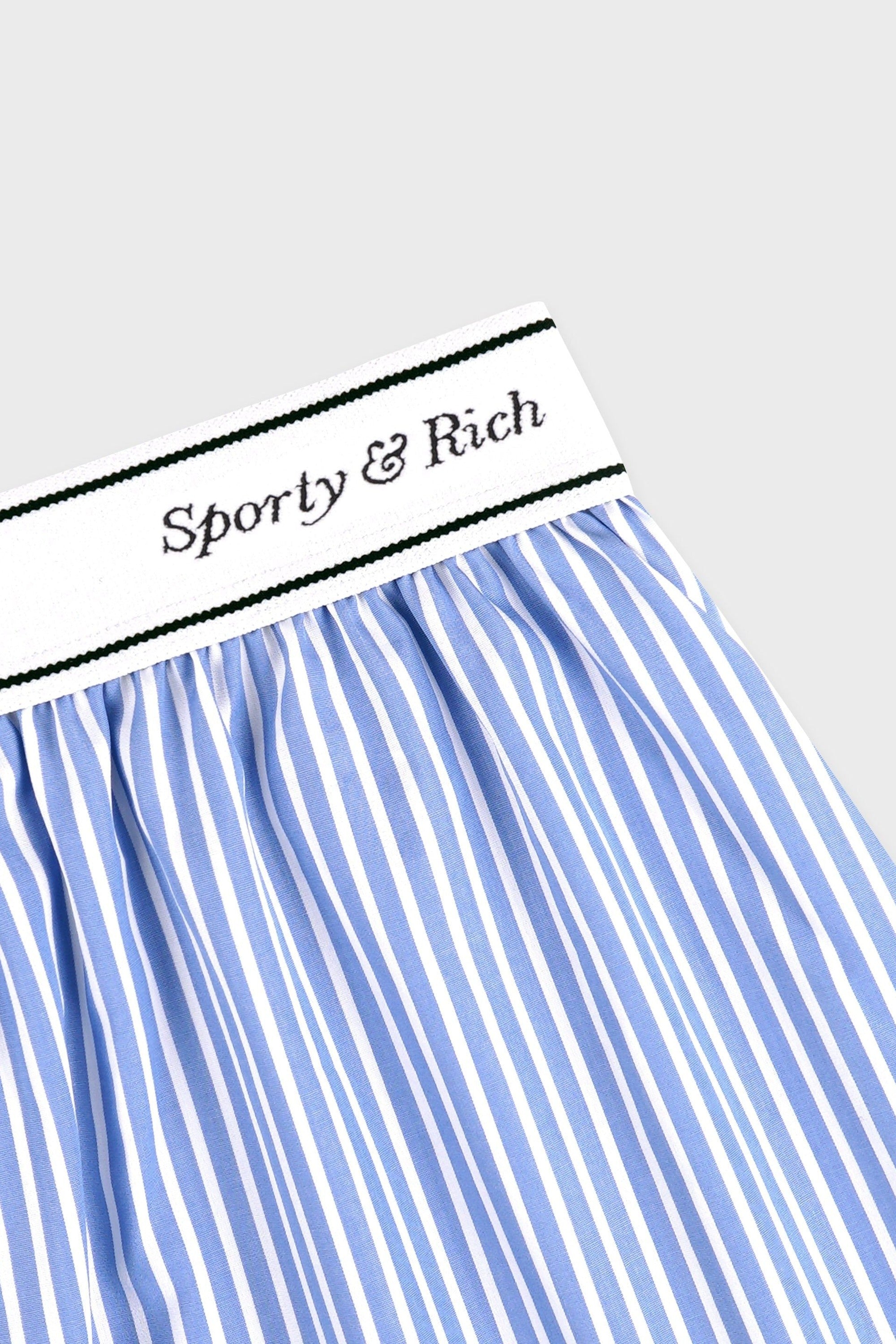 Short à rayures - Light Blue Striped