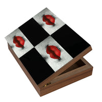 Legno Kiss solid wood box - Red