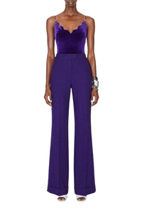Boyfriend Trousers - Blackcurrant