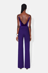 Pantalon Boyfriend - Blackcurrant