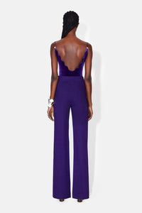 Boyfriend Trousers - Blackcurrant